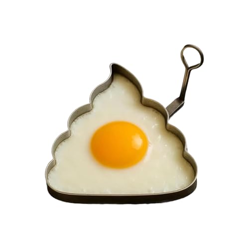 Molde Para Huevos en Sartén | Aros Antiadherentes Con Formas Divertidas Para Huevos,Forma Resistente Al Calor Para Cocinar Tortillas En El Desayuno