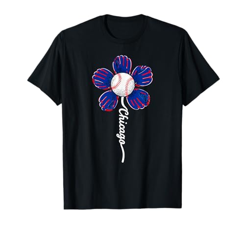 Chicago Flower for Men Women Boys Girls Kids T-Shirt