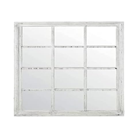 CIAL LAMA Espejo de Pared PVC Ventana Rectangular 55x77 cm Cover