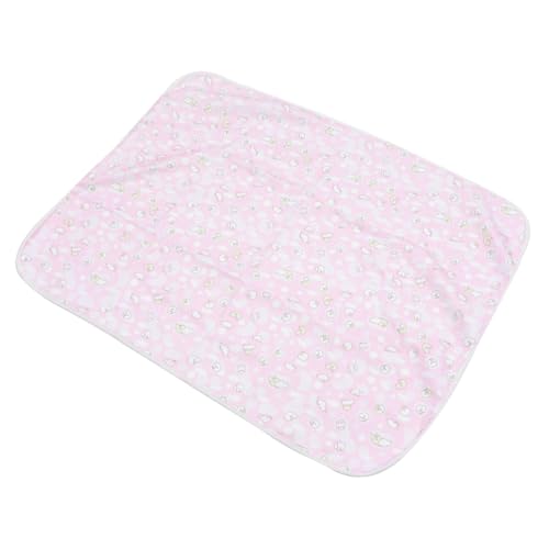 RORPOIR Cambiador para Niña Colchoneta Lavable Almohadilla para Cambiar Casa Protección para Cama Infantil y Adultos