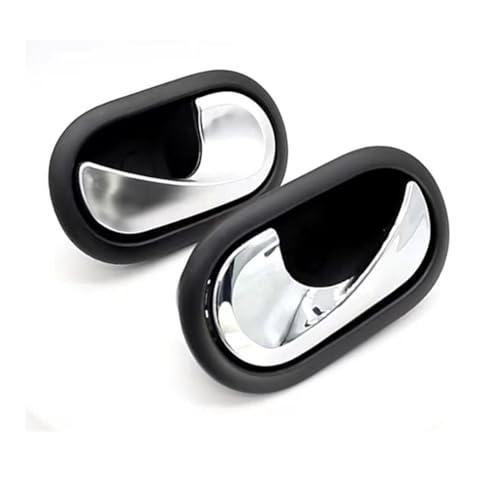 Viviance Poignée de porte intérieure d’intérieur de voiture compatible avec Renault Master MK3 Megane II Clio III Scenic II - Chrome