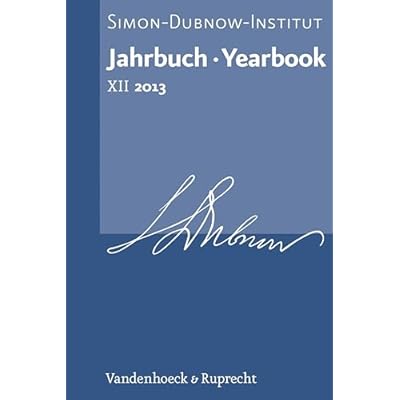 Jahrbuch des Simon-Dubnow-Instituts / Simon Dubnow Institute Yearbook XII/2013
