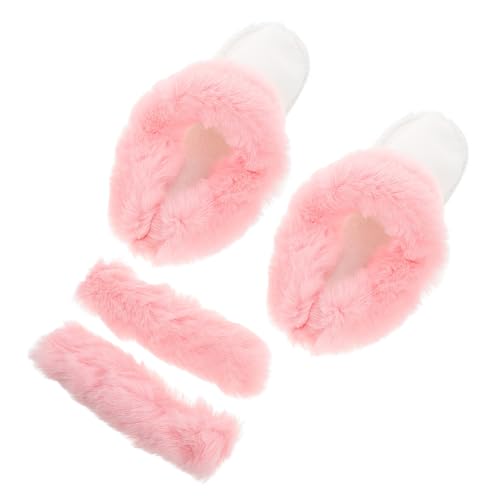 Toyvian Plantillas de Felpa Cálida Desmontables para Zapatos Agujeros, Forro Interior Grueso y Lavable, Talla 42-43, para Zapatillas y Babuchas de Invierno Mujer, Calienta Pies Peluche