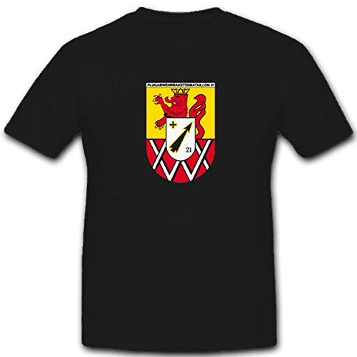 FlaRakBtl 7784 t-shirt noir grande taille XXXL pour passionné de la Bundeswehr