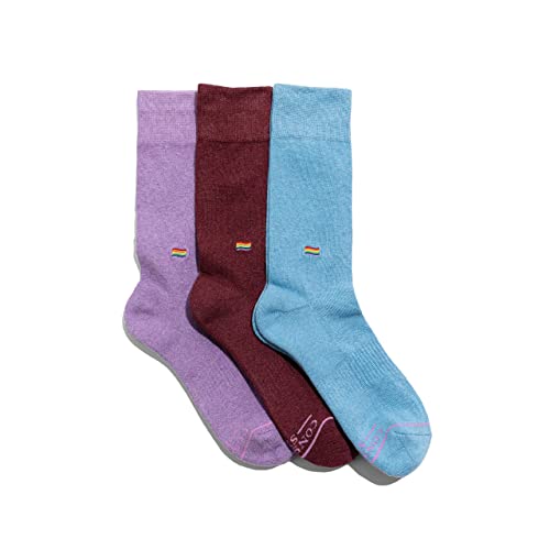 Image of Conscious Step Women's Fair Trade Organic Cotton Crew Socks | 3 Pack | Every Pair Helps Support our Humanitarian Partners