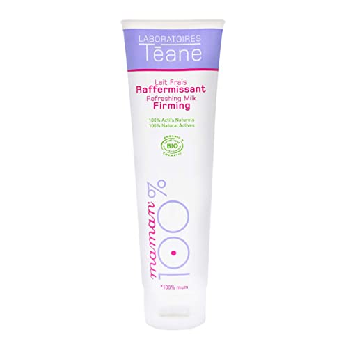 Téane - Lait Frais Raffermissant certifié bio pour raffermir et tonifier le ventre, la poitrine, les fesses après l’accouchement - Compatible avec l’allaitement - 150 ml Cover