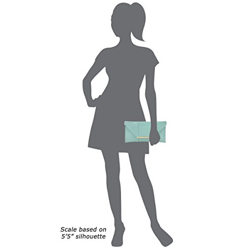 Image of JNB Faux Patent Leather Envelope Candy Clutch