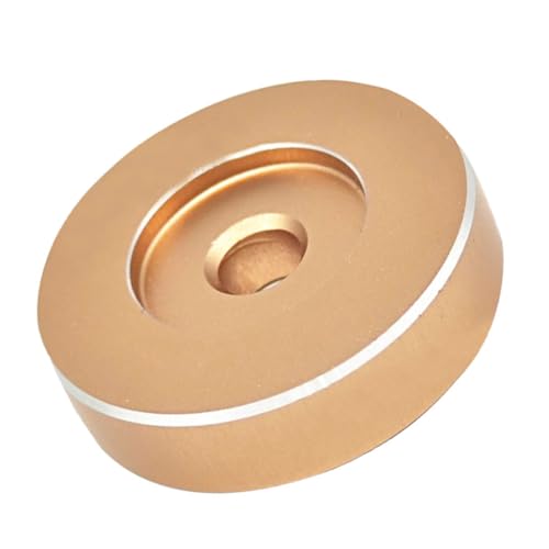 YOSADIER Adattatore Giradischi Giri in Alluminio Leggero per Dischi Vinile Accessorio Professionale per Dj e Uso Domestico Design Compatto e Stabile