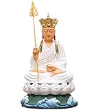 ORNEMENTS DE BOUDDHA : Figurine de Bouddha pour la décoration de la maison finie à la main pour assurer la perfection dans les détails, parfaitement vieillie pour lui donner un aspect antique.