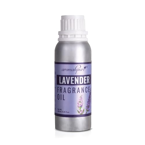 Image of Aromahpure Lavender Aroma Oil | 250ml Undiluted & Natural | Long-Lasting Scent for Aromatherapy, Candle & Soap Making, Diffusers, Room Freshener, Humidifier, Bathroom Revitalizer & Home Essentials