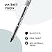 uniball Vision Rollerball Pens, Fine Point (0.7mm), Black, 5 Pack