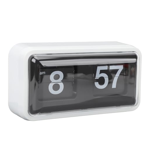 Reloj Flip Vintage ZJchao con cubierta mecánica transparente 6