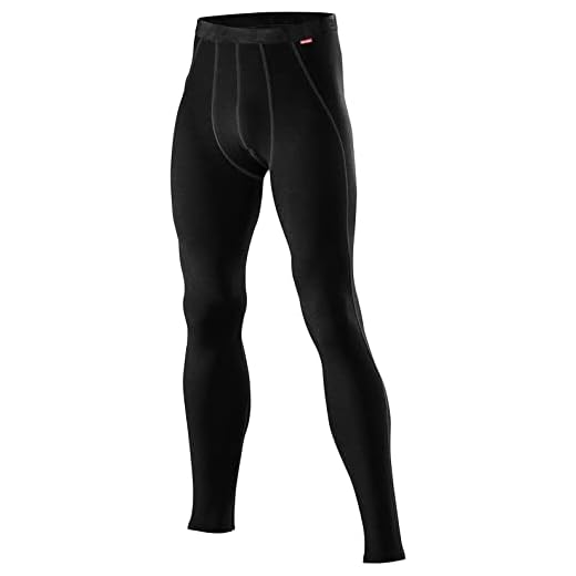 Löffler Herren Unterhose lang Transtex Warm, schwarz, 54, 10734