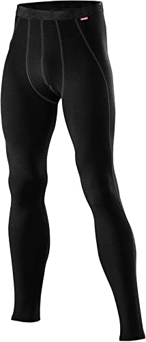 Löffler Herren Unterhose lang Transtex Warm, schwarz, 56, 10734
