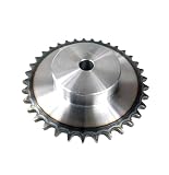 Kettenrad 10B-1 z=35 mit Nabe Gehärtet Marka Ozdowski hochwertige Antriebstechnik für 5/8 Zoll Rollenkette, robuster Stahl C45, Z=35