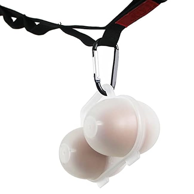 2pcs Eggs Carrier Egg Case, Plastic Eggs Storage Box with D Buckle, Portable Egg Container, Convenient Kitchen Tools for 2 Eg-g Case Outdoor Camping