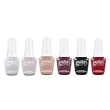 Gelish Winter Shake Up the Magic Collection 9 mL Soak Off Gel Nail Polish Lacquer Set, 6 Color Pack with Holiday Inspired Color Tones for Manicures and Pedicures