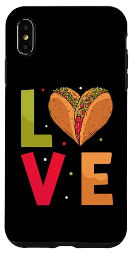 Carcasa para iPhone XS Max Taco Lover Men Women Kids - Funny Love Taocs