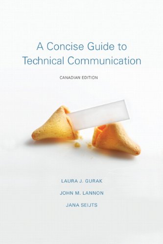 A Concise Guide to Technical Communication, Can... 032161075X Book Cover