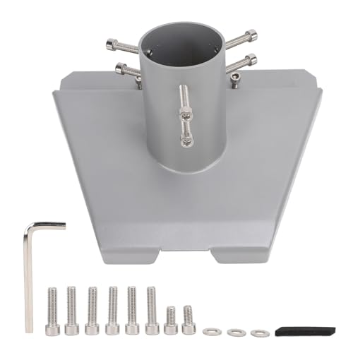 Bnineteenteam Adaptador de Tubería Gen 3, Kit de Montaje de Antena Satelital de Acero Inoxidable con Capacidad de Carga de 500 Libras para Usuarios de Antena Parabólica Gen3 y V3 - imagen 6