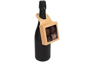 ClearBags Kraft Paper Wine Bottle Boxes with Window for Treats