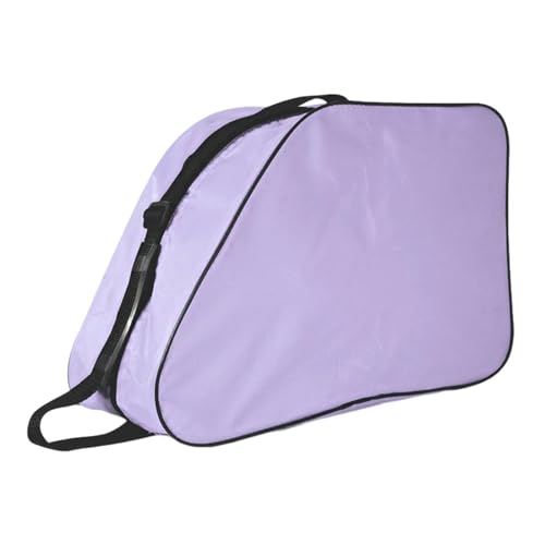 JISADER Skate Handbag Roll Skate Bag Multipurpose Shoulder Bag Ice Skating Bag Oxford Cloth Storage Bag for Men Women Adult Portable Suitable for Gift Giving, Violet