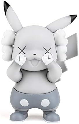 BOD STUDIO Bear Action Figures Statue Collection Birthday Gifts PVC 4 Inch Grey