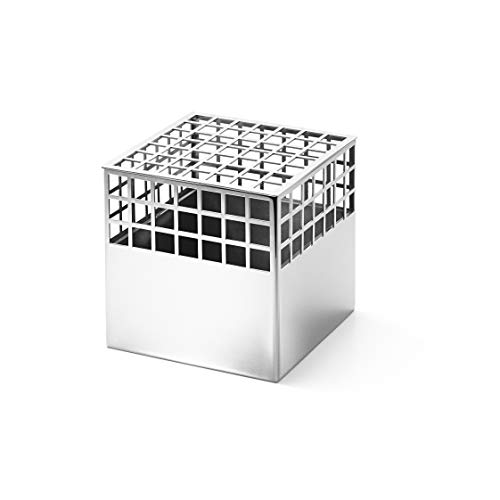 Georg Jensen Designer Matrix Medium Cube Vase, Mirror Polished Stainless Steel, Flower Arrangement, Home Décor, Wedding Gift #TOP8