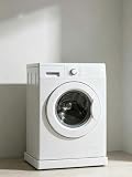 Front Load Washing Machine with Stain Removing Steam Treatment - Reduce Laundry Time, Wrinkles, Static & Odors - LED - White