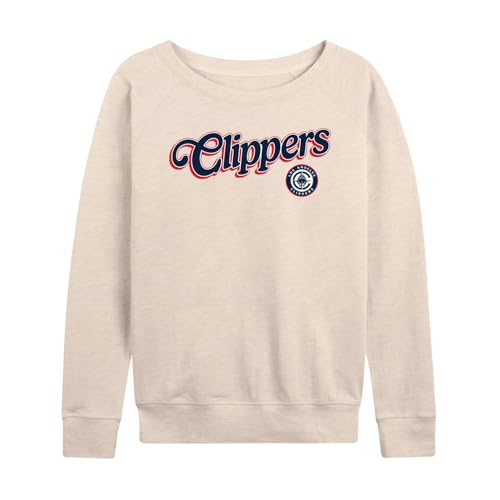 Junk Food NBA - Los Angeles Clippers - Flyer - Officially Licensed Women's Lightweight French Terry Pullover