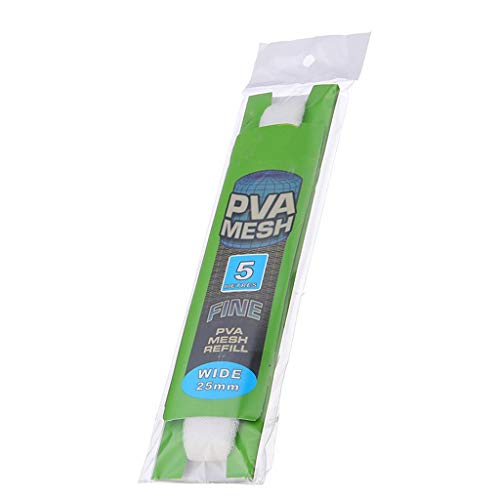 LEIPUPA 6 / Pacote de 5 Metros Malha Solúvel em água PVA Refil Boilie Bait Sacos Wrap 25mm