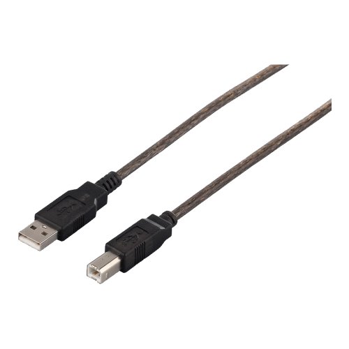 BUFFALO USB2.0ケーブル 5m ブラックスケルトン BSUAB250BSA