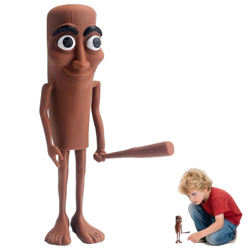 fufupaw Figura impressa em 3D, figura colecionável de cor vermelha cérebro, miniatura vermelha cérebro, peça decorativa Tralala, figuras colecionáveis para colecionadores e decoração de escritório