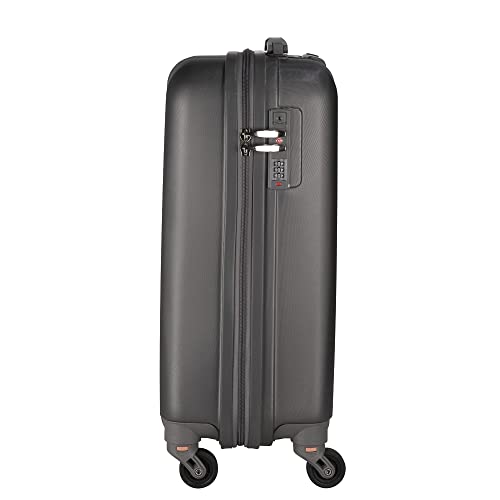 Mala de Bordo em ABS Com 4 Rodas 360 - Roncalli Recife (Grafite)