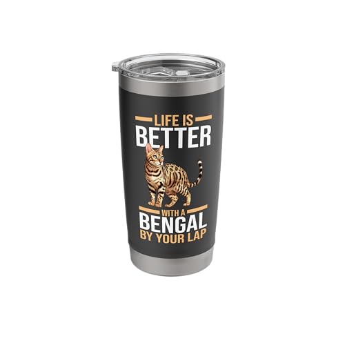 Cat Bengal Stainless Steel Insulated Tumbler