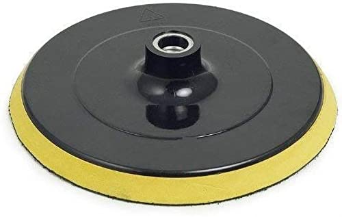 Image of inditrust Backing Polishing Buffing Plate Pad W /Drill Adapter Metal Polisher (7 inch)