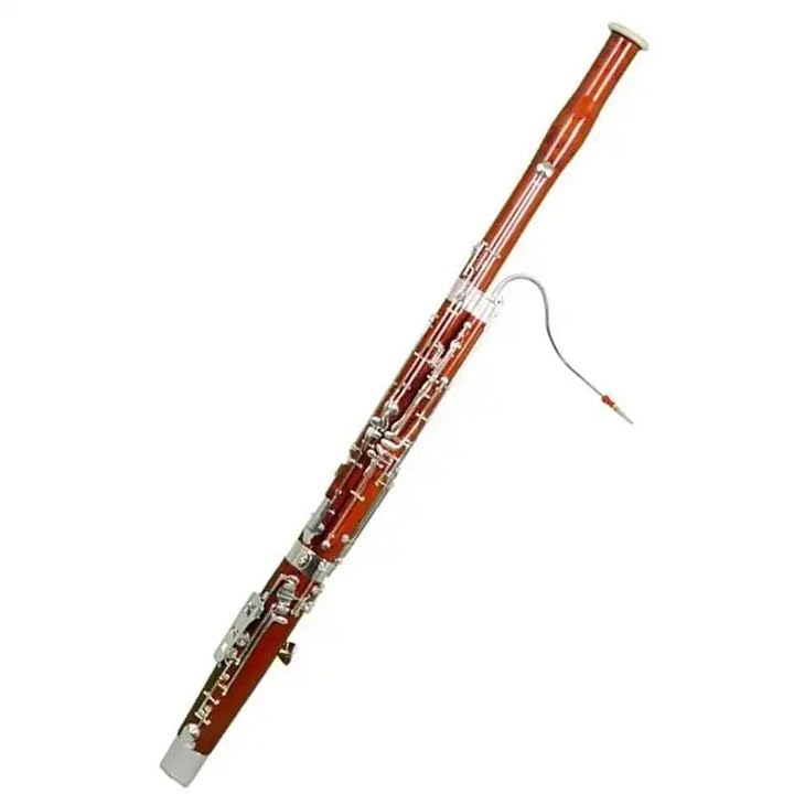 Professionelle Fagott Standard-Ahornkorpus, Kupfer-Nickel-versilberte Tasten, C-Ton, 27 Tasten, Fagott Mit Leinenetui
