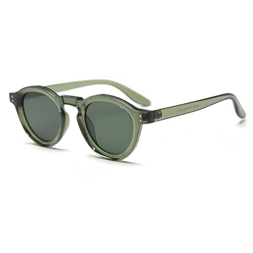 Lunettes de soleil polarisées rondes pour conduire et voyager avec style vintage