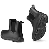 [Conception Ergonomique pour Un Confort Optimal Tout au Long de la Journée]: Dotées d’une semelle intérieure amovible en EVA de 3 mm pour un nettoyage facile et une absorption des chocs supérieure, ces bottes favorisent un bon développement du pied grâce à leur talon plat. La doublure en tissu respirant garde les pieds au sec et au frais, tandis que l’extérieur lisse et imperméable se nettoie sans effort à l’eau ou avec un chiffon humide, pour un entretien rapide et facile