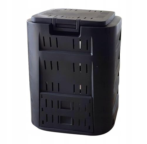Prosperplast IKL220C-S411 Compogreen - Cubo para compost (610 x 610 x 753 mm), color negro