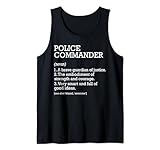 Personalized Tees For Police Commander Job