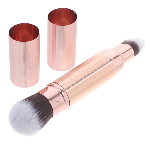 NULYLU Dual-ended Retractable Makeup Brush Set for Face Blush Loose Powder Concealer Brush