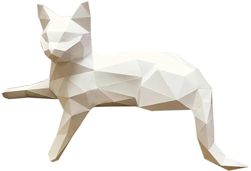 Kit de bricolage en papier pour sculpture abstraite en origami 3D fait main