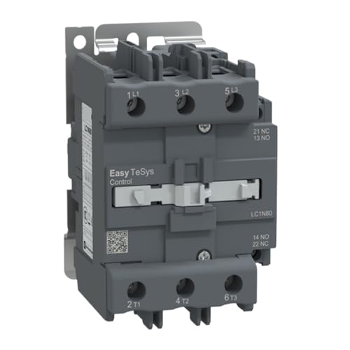 PXRZXBICQ LC1N ACコンタクタ 3極 80A LC1N80M5N LC1N80Q5N コントロールコイル電圧 220VAC 380VAC(LC1N80M5N 220VAC)