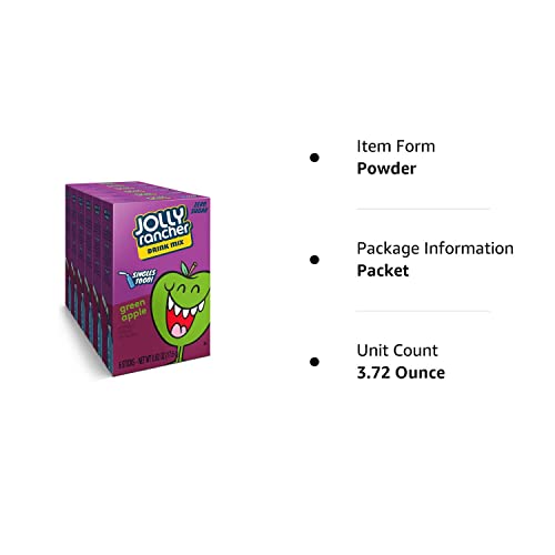 Jolly Rancher Singles-To-Go Sugar Free Green Apple Drink Mix, 6-Ct (Pack Of 6) #TOP6