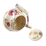 Zerodeko 1 Stück Birnenförmiger Topf aus Emaille Emaille retro Spitze wasserkocher Kessel durchlauferhitzer Wassertopf Wasser kochender Topf Hausbedarf Küchenwaren Rostfreier Stahl