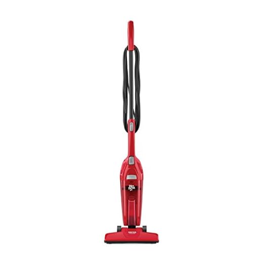Dirt Devil Versa Clean Bagless Stick Vacuum Cleaner and Hand Vac, 16feet Power Cord, SD20010, Red