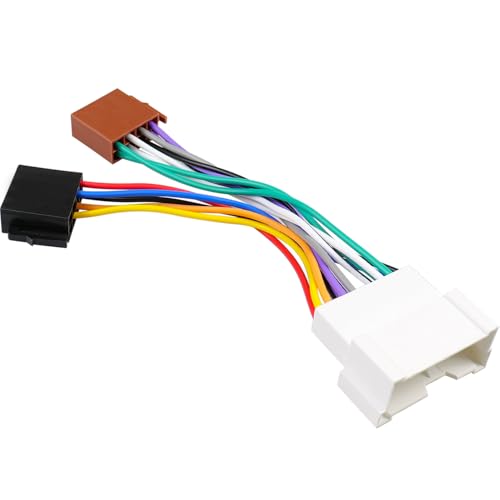 Fiegromech Stereo Wiring Harness Adapter Replacement for Hyundai Elantra Sonata Accent Tucson XG300 Kia Rio Sedona Radio Wire Harness Kit 16Pin Car Audio Connector