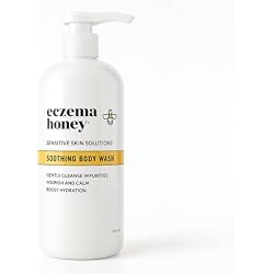 ECZEMA HONEY Soothing Body Wash, Daily Shower Gel & Eczema Care (13 Oz) | Body Cleanser for Eczema reatmenttreatme, Sensitive Skin Body Wash for Adults, Kids, & Babies