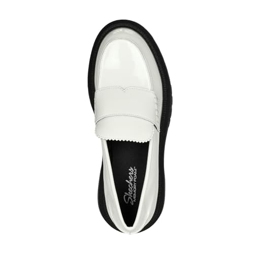 Skechers Skechers Women's Modern Rugged - Your Sweetness Shoes, White/Black Patent, US 7.5 M